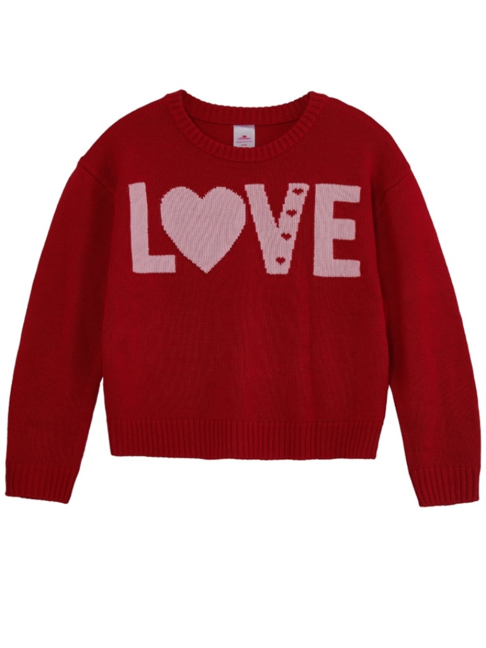 Way to Celebrate Girls Brilliant Red Pullover Sweater Size XS (4-5) NWT